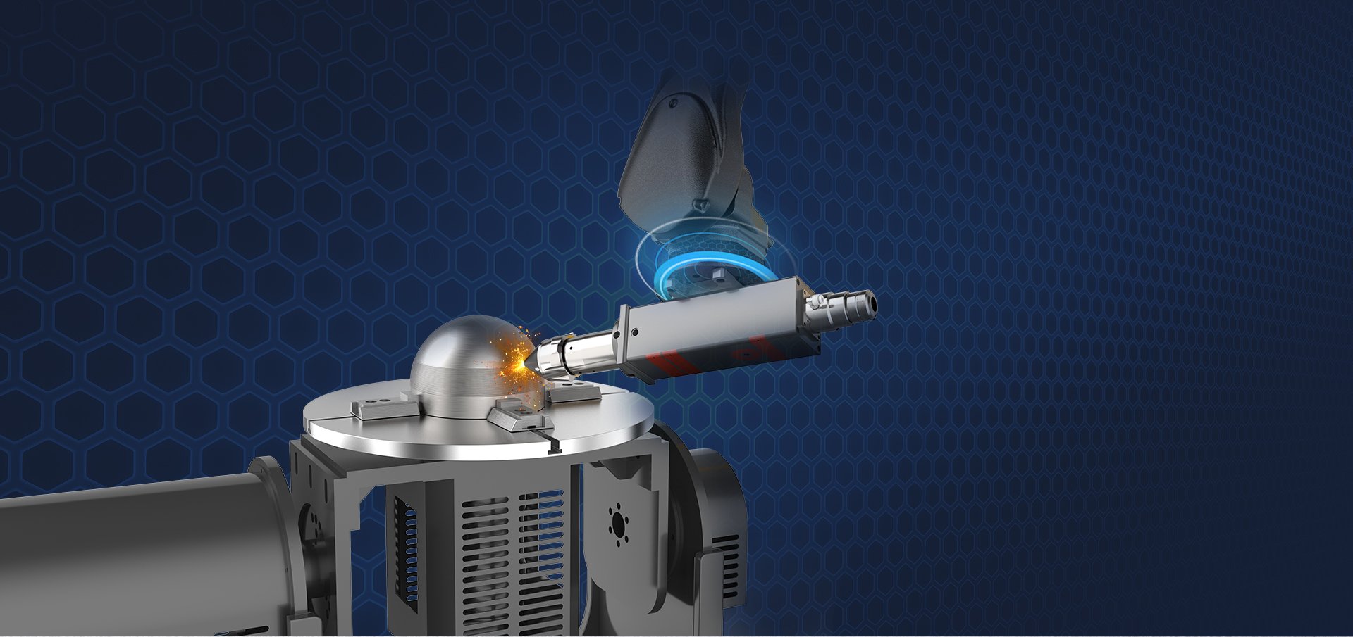 任意角度精準熔覆